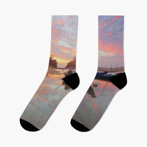 Item preview, Sunset Over Beached Boats designed and sold by Taceo10.