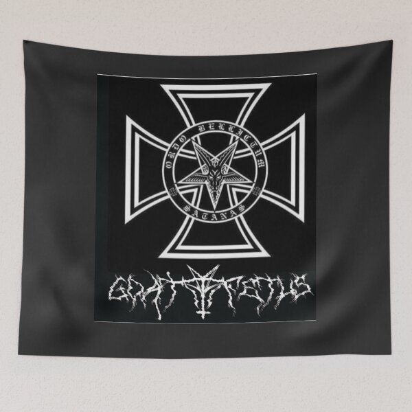 Item preview, Goat Fetus Iron Cross designed and sold by ednaryan.
