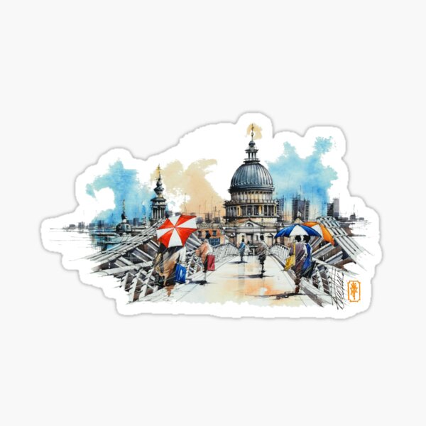St Pauls, London. Sticker