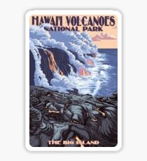 Hawaiʻi Volcanoes National Park The Big Island Travel Decal, Hawaii, USA Sticker