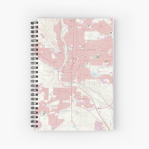 Item preview, Vintage Map of Colorado Springs CO (1961) 2 designed and sold by BravuraMedia.