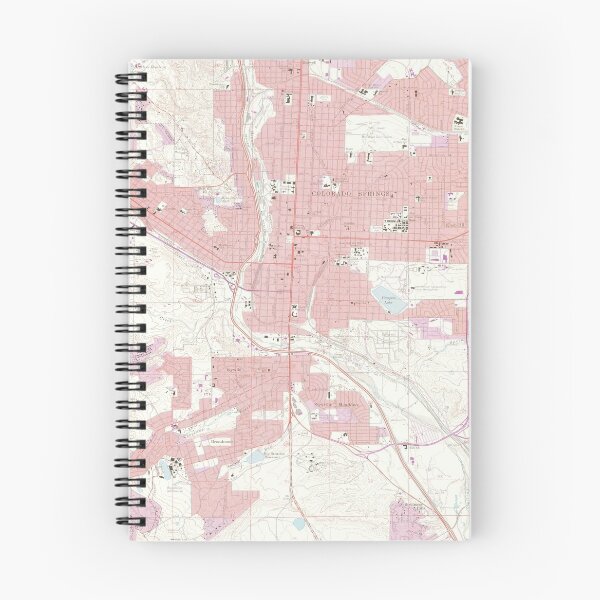Item preview, Vintage Map of Colorado Springs CO (1961) 2 designed and sold by BravuraMedia.