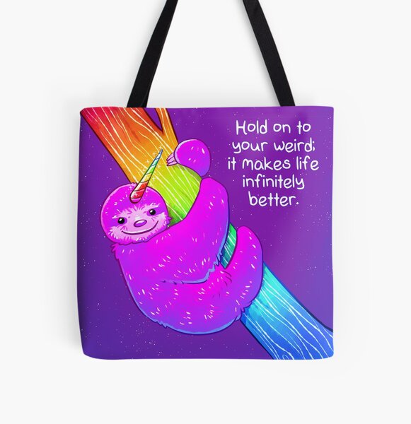 Artikel-Vorschau von "Halt dein Weird" Rainbow Slhoothorn fest, designt und verkauft von thelatestkate.