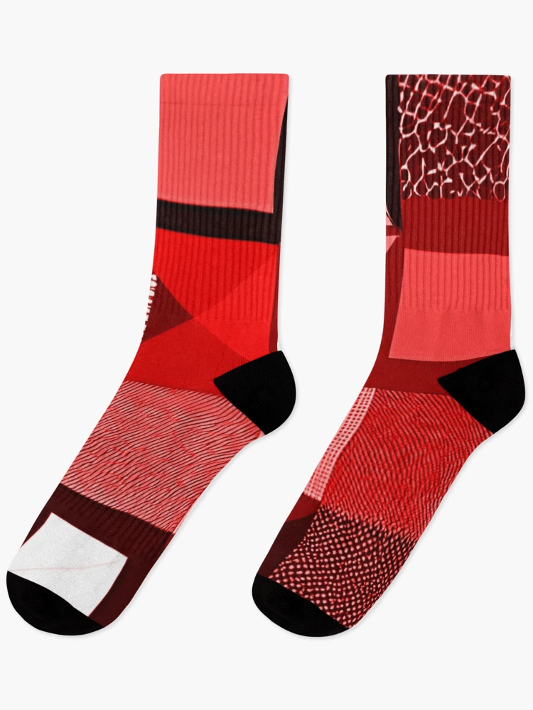 Thumbnail 1 of 5, Socks, Versatile Red designed and sold by TiltedCode.