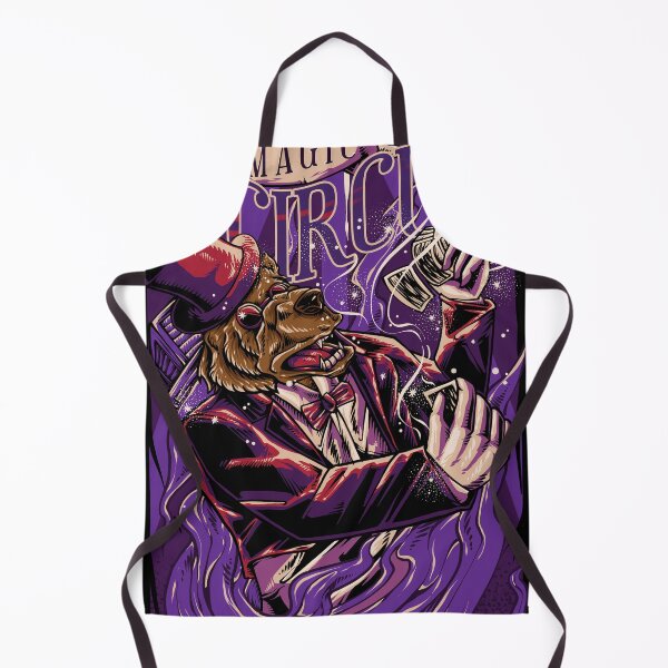Item preview, red bear plays circus magician designed and sold by azzadotartwork.