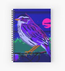 Evening Sparrow Spiral Notebook