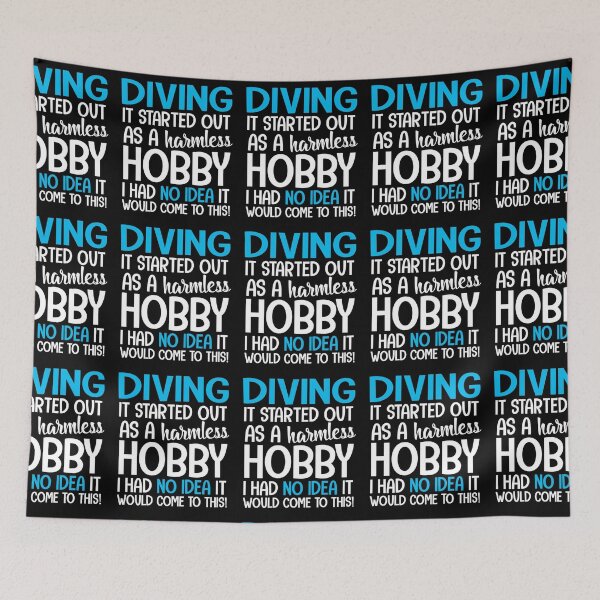 Item preview, Diving It Started Out As A Harmless designed and sold by RomanStowell.