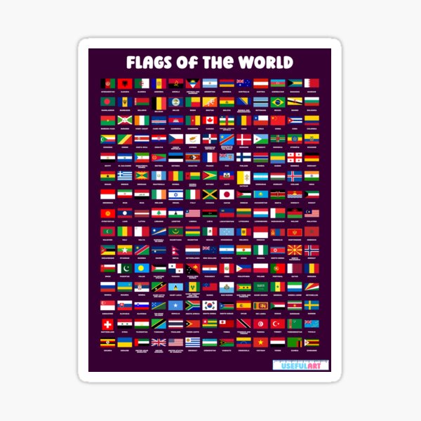 flags-of-the-world-with-names-sticker-for-sale-by-usefulart-shop