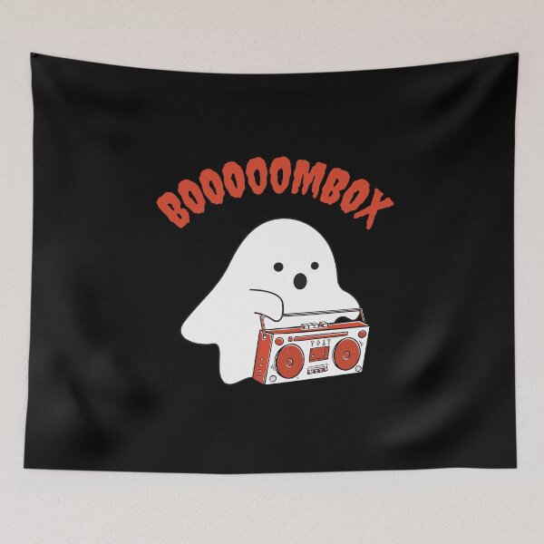 Item preview, Boombox Boo For Spooky Retro Music Players And Vintage Musicians As A Musical Halloween designed and sold by Funwithmusic.
