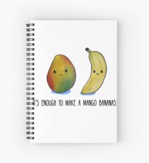 Food Pun - Es ist genug, um eine Mango-Bananen zu machen Spiralblock
