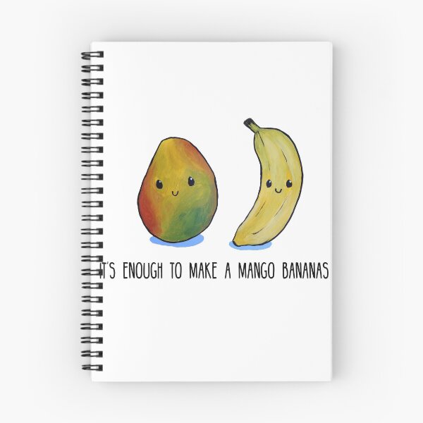 Item preview, Food Pun - It's enough to make a mango bananas designed and sold by constellationartswellness.