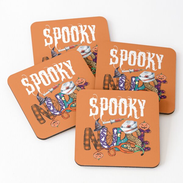 Item preview, Spooky Halloween Nursing Shirt Nurse Funny designed and sold by R&BApparel.