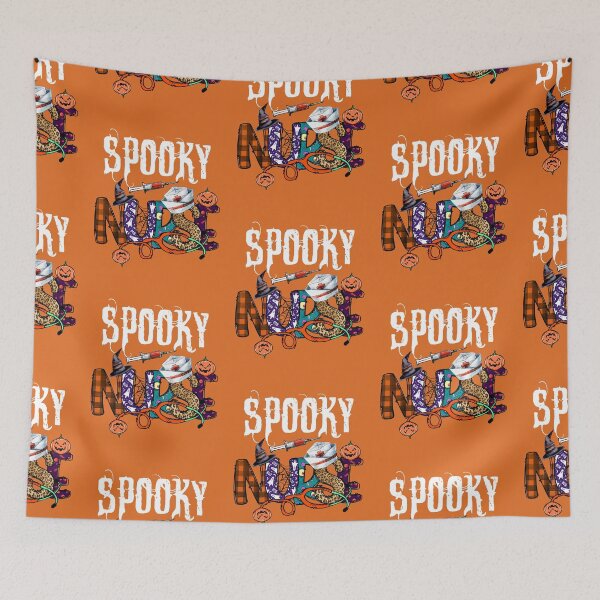 Item preview, Spooky Halloween Nursing Shirt Nurse Funny designed and sold by R&BApparel.