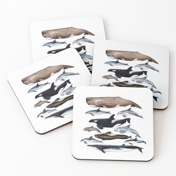 Item preview, Whales, dolphins, orca and sperm whale designed and sold by chloeyzoard.