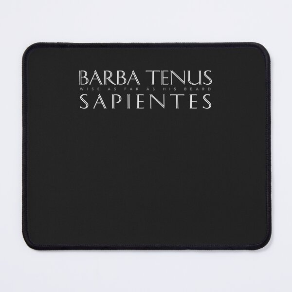 Item preview, Cita latina Barba Tenus designed and sold by AlanGilenson.