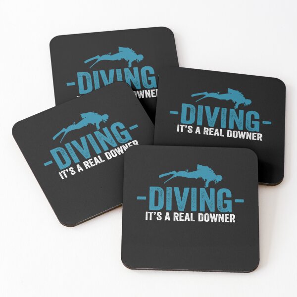 Item preview, Diving It's A Real Downer Funny Diver designed and sold by RomanStowell.
