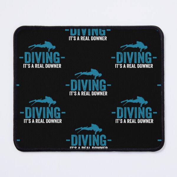Item preview, Diving It's A Real Downer Funny Diver designed and sold by RomanStowell.