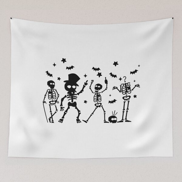 Item preview, Noches de terror de Halloween, Esqueletos danzantes, Fiesta de Halloween designed and sold by Memodtee.