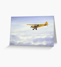 Piper J-3 Cub Greeting Card