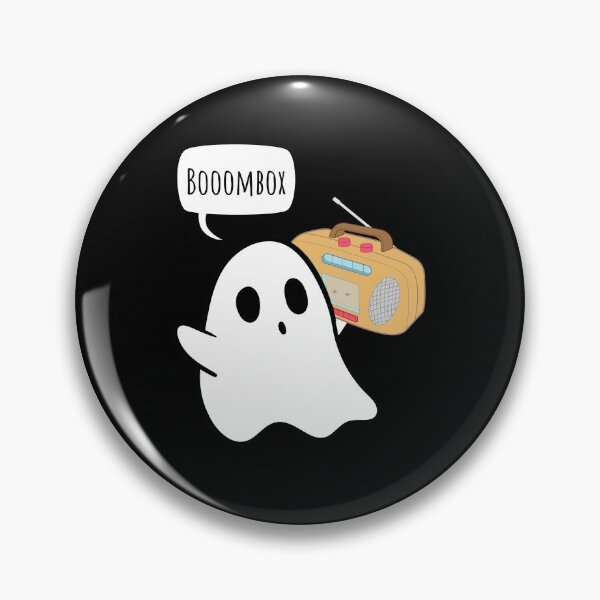 Item preview, Boombox Boo For Spooky Retro Music Players And Vintage Musicians As A Musical Halloween designed and sold by Funwithmusic.