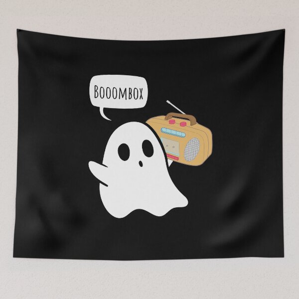 Item preview, Boombox Boo For Spooky Retro Music Players And Vintage Musicians As A Musical Halloween designed and sold by Funwithmusic.
