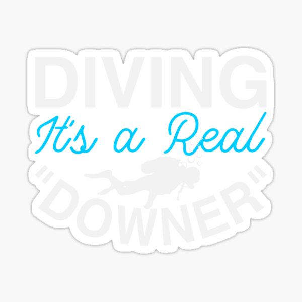 Funny Scuba Diving Stickers for Sale, Free US Shipping