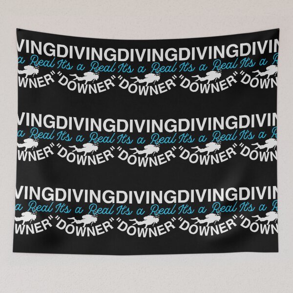Item preview, Diving It's A Real Downer Gifts For Underwater Diver designed and sold by RomanStowell.