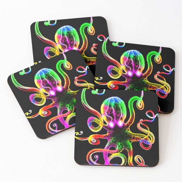 Item preview, Rainbow Octopus Glow designed and sold by JAREDBARBARA.