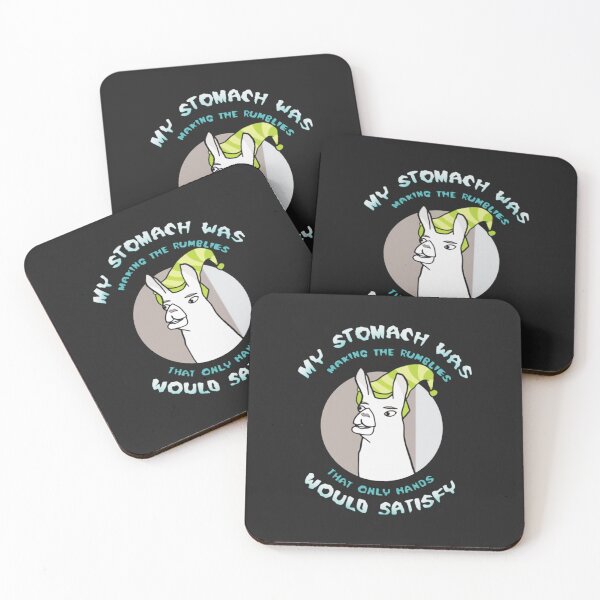 Item preview, Llamas with Hats My Stomach was Making The Rumblies That Only Hands Would Satisfy Shirt designed and sold by AlanGilenson.