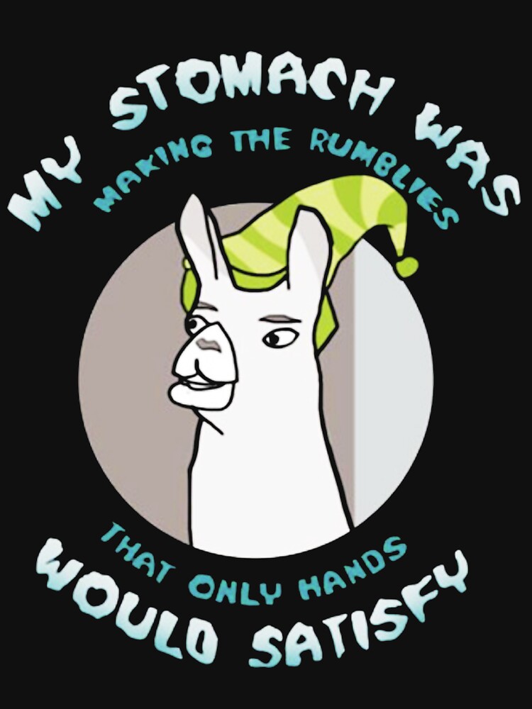 Llamas With Hat My Stomach Was Making The Rumblies T-Shirt