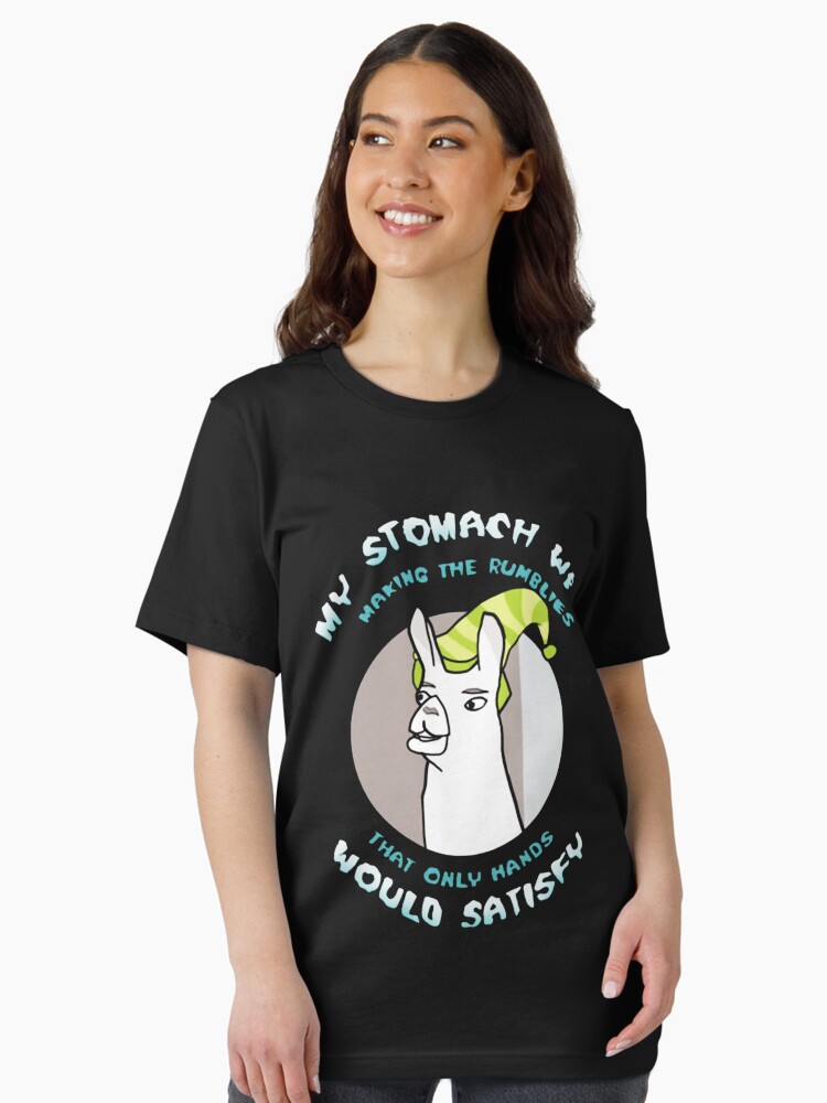 Llamas With Hat My Stomach Was Making The Rumblies T-Shirt