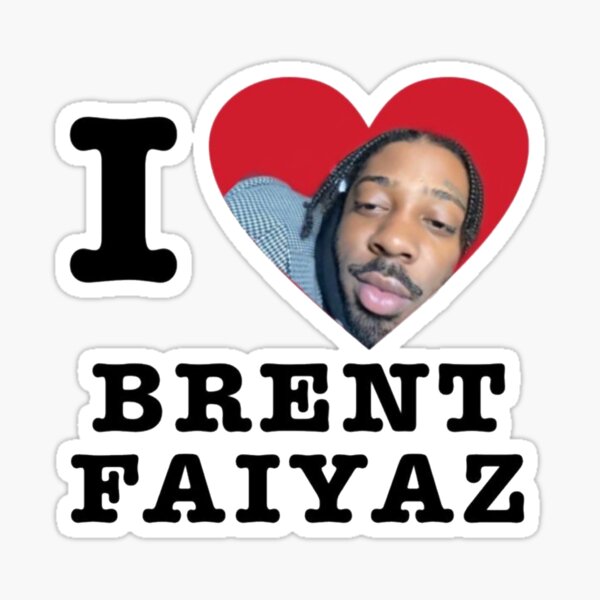 I love Brent faiyaz Sticker