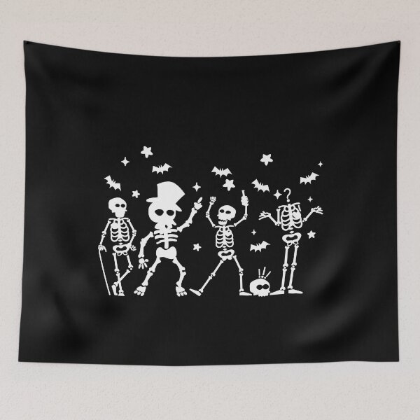 Item preview, Noches de terror de Halloween, Esqueletos danzantes, Fiesta de Halloween designed and sold by Memodtee.