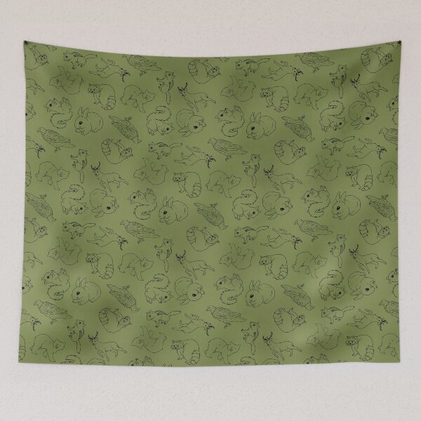 Item preview, Forest Animals Dark designed and sold by Sarah Y..