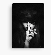 Don't tell... Canvas Print