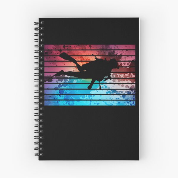 Item preview, Diving Lover Snorkel Scuba Diver Ocean Sunset Watercolor designed and sold by RomanStowell.
