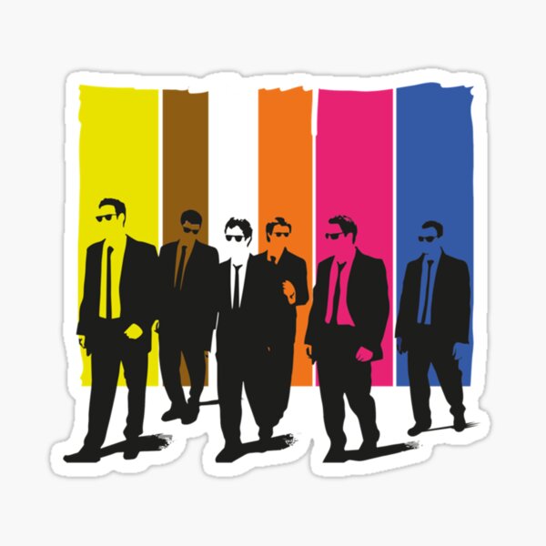 Item preview, Reservoir Dogs, mr pink, mr blonde, mr orange, mr white designed and sold by KONAMARY.