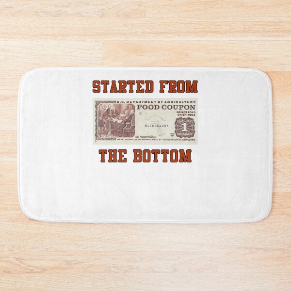 Item preview, MARCINTEE Food Stamp Started from The Bottom Shirt designed and sold by AlanGilenson.
