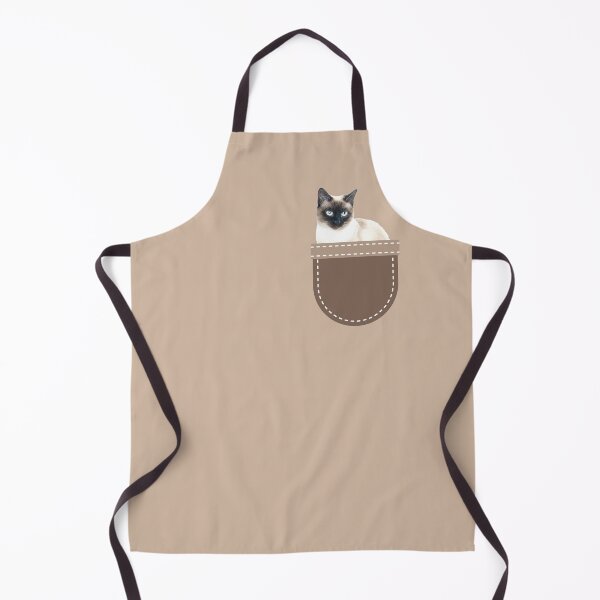 Item preview, Cat in Pocket (Siamese Cat 2) designed and sold by leBoosh-Designs.