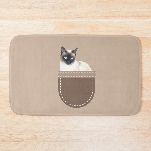 Item preview, Cat in Pocket (Siamese Cat 2) designed and sold by leBoosh-Designs.