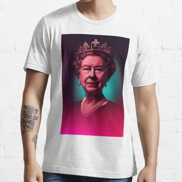 "Queen Elizabeth II" Tshirt for Sale by synthwaveai Redbubble