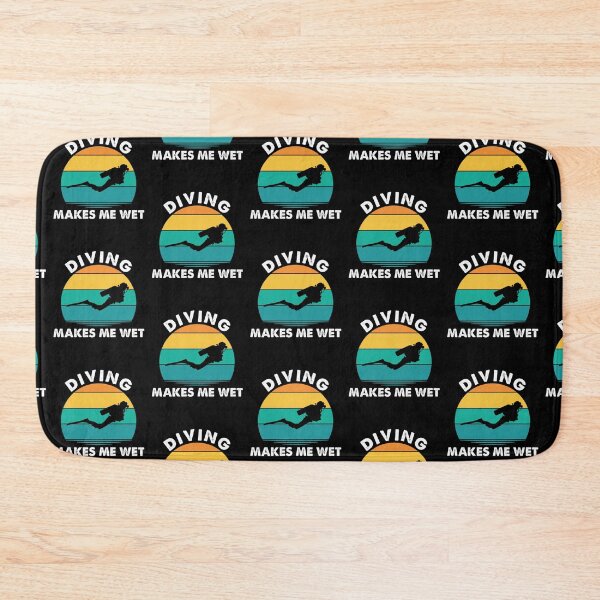 Item preview, Diving Makes Me Wet Funny Scuba Diver designed and sold by RomanStowell.