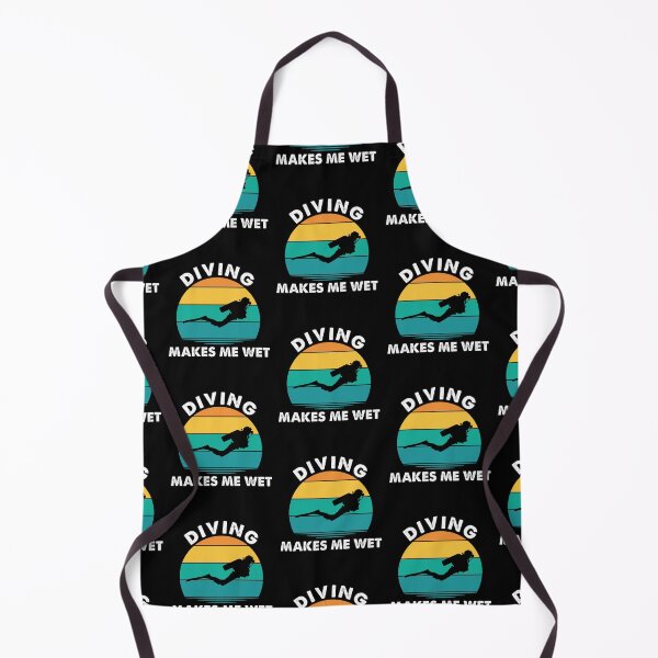 Item preview, Diving Makes Me Wet Funny Scuba Diver designed and sold by RomanStowell.