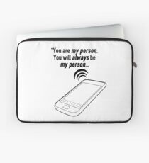 Du bist meine Person. Du wirst immer meine Person sein. Laptoptasche