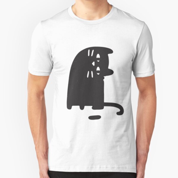 Cat Looking at a Thing Slim Fit T-Shirt