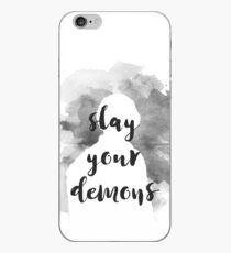 Bellamy Blake Slay Your Demons Charity - Grey iPhone Case