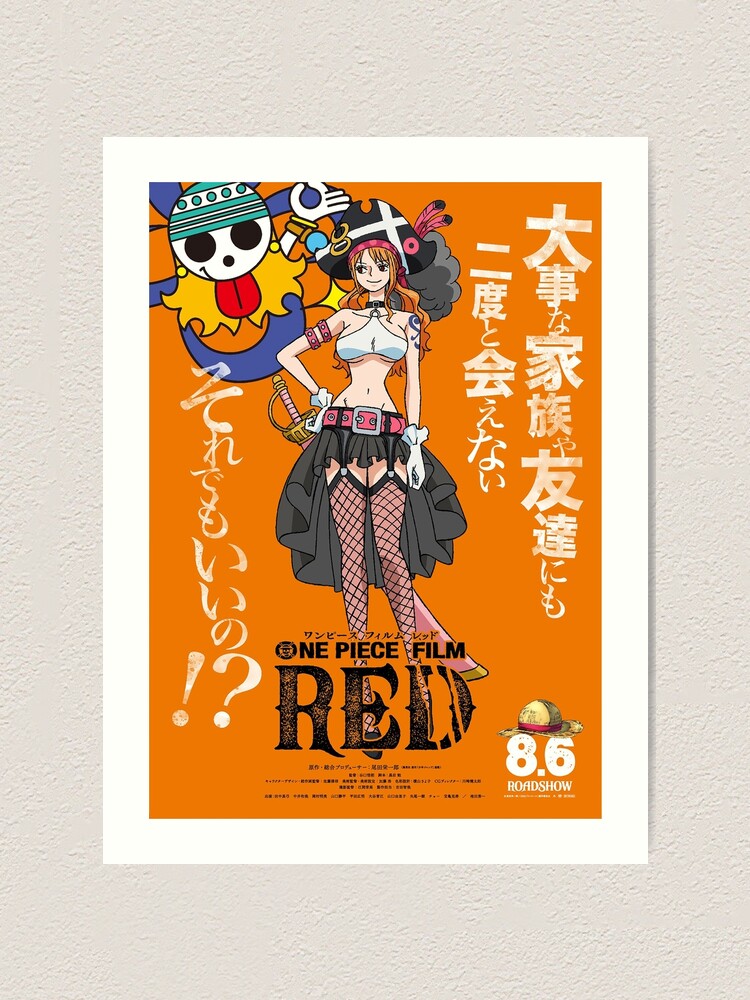 "NAMI One piece RED" Art Print for Sale by GaryTRussell Redbubble