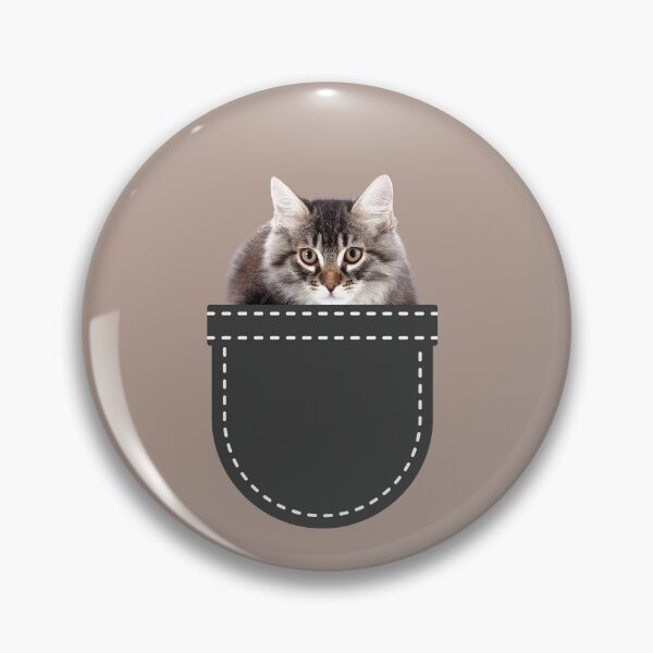 Item preview, Cat in Pocket (Siberian Cat) designed and sold by leBoosh-Designs.