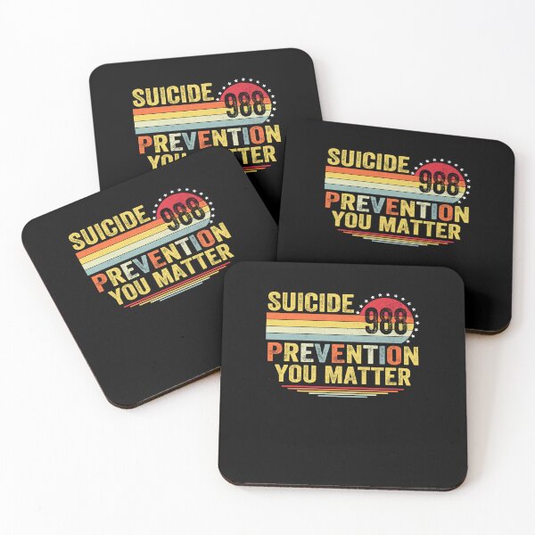 Item preview, Suicide 988 Prevention You Matter funny vintage colorful awareness hope designed and sold by beckadamr.