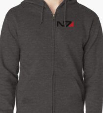 N7 Zipped Hoodie
